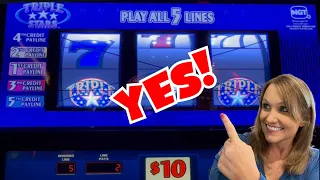 ✨Triple Stars Jackpot! High Limit Gambling in Las Vegas!