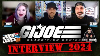 GI Joe Classified Interview With Emily & Lenny! NEW VEHICLES, NEW LINES, WEAPONS & MORE