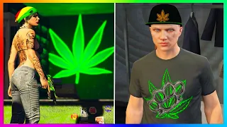 GTA 5 Online NEW 420 Update - CANNABIS Clothing, WEED Outfits, NEW Content, LEAKED News(GTA5 Update)