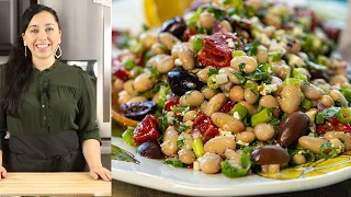 Mediterranean Lemony White Bean Salad