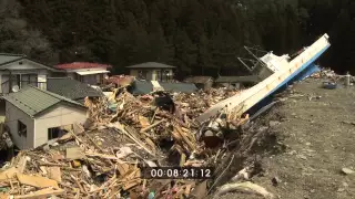 Japan Tsunami Aftermath Worst Hit Areas, Onagawa and Shizugawa - Full HD Screener Part 3