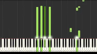 Learn Smooth Jazz Piano improv # 1 (C minor) [Synthesia] (Piano tutorial)