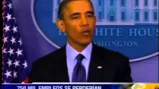 Obama culpa a los republicanos del "secuestro" fiscal