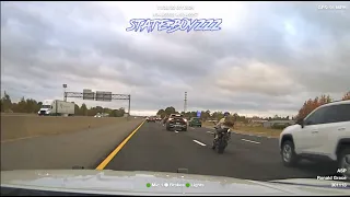 Sport Bike Fails to Outrun Arkansas State Police in Heavy Traffic | 140 MPH Chase