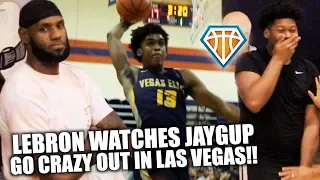 LEBRON WATCHES JOSH CHRISTOPHER SHUT DOWN VEGAS!! | 5-STAR Guard Puts EXCLAMATION POINT ON SUMMER