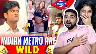Slayy Point - Indian Metro Trains are WILD | Reaction