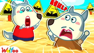 Be Careful of Quicksand! Wolfoo Learns Outdoor Safety Rules for Kids 🤩 @WolfooCanadaKidsCartoon