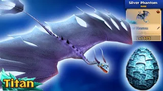 SILVER PHANTOM — New Rare Dragon Max Level 175 Titan Mode | Dragons: Rise of Berk — New Update 1.72
