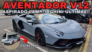 LAMBORGHINI AVENTADOR ULTIMAE, O ÚLTIMO V12 ASPIRADO, 1/250 NO MUNDO + GT3 RS 992, NOVIDADE EM BH!!