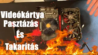 Videókártya pasztázás,takarítás AHOGY ÉN SZOKTAM! GTX 1660 6GB