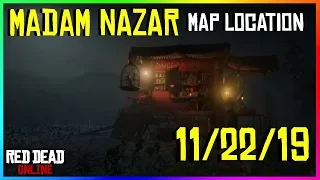 Red Dead Online - Madam Nazar Map Location 11/22/19 I November 22 RDR2