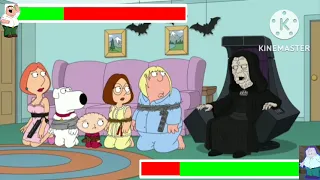 Family Guy- Peter vs Hologram Peter with healthbars