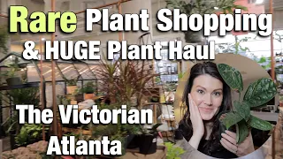 RARE Plant Shopping & Huge Plant Haul - Come Plant Shopping With Me at The Victorian - Atlanta, GA