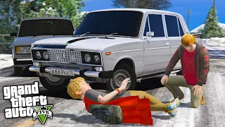 РЕАЛЬНАЯ ЖИЗНЬ ШКОЛЬНИКА В GTA 5 - ГРИШКА ПОПАЛ В АВАРИЮ! Я КУПИЛ ТАЧКУ ДЛЯ ДРИФТА! ДЖЕРЕМИ 🔥