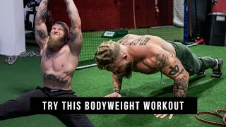 TRY THIS HOME BODYWEIGHT WORKOUT (NO EQUIPMENT NEEDED!)