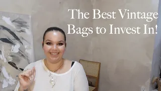 THE BEST VINTAGE BAGS TO INVEST IN!!  Fendi, Hermes Kelly, Dior Saddle Bags and More | Lela Sophia