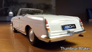 Peugeot 404 cabriolet от Welly в 1:43 масштабе!!!