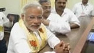 Narendra Modi files nomination in Varanasi