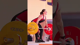 Maude Charron (59kg 🇨🇦) 103kg / 227lb #snatch #slowmotion #weightlifting