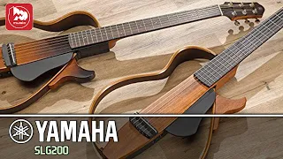 Тихая гитара YAMAHA SLG200N (с нейлоновыми струнами)