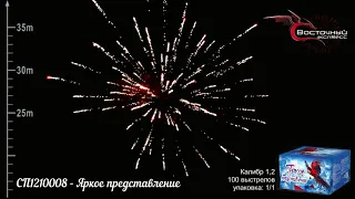 Салют (Яркое представление) 100 залпов