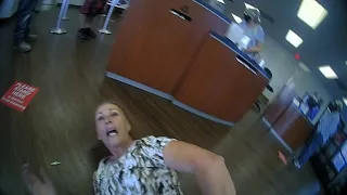 VIDEO: Woman arrested for refusing to wear face mask at Galveston bank