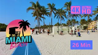 Miami Beach Ocean Drive Walk 4K