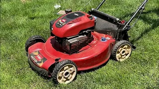 Free Smoking Lawn Mower - Not an Engine Issue