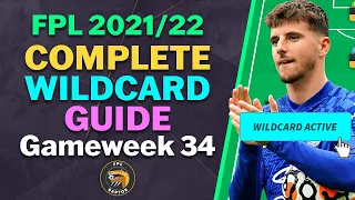 FPL GAMEWEEK 34 WILDCARD GUIDE | MY FAVOURITE DRAFTS! | Fantasy Premier League Tips 2021/22