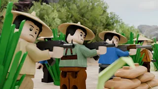 LEGO Vietnam War - River Boat Patrol - 3D Stop Motion Animation