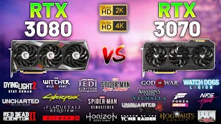 20 Games on RTX 3080 vs RTX 3070 in 2023 - 1440p & 4K