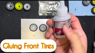 How To Video: Gluing Front Tires #miniz