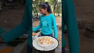 15 Rupees Dosa🤤In Rourkela street food #indianstreetfood #streetfood #rourkela #youtubeshorts