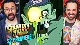 GRAVITY FALLS 2x1 PREMIERE REACTION!! "Scary-Oke" Episode 1, Season 2 | Zombies