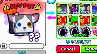 I Traded 1/1 *DEV PET* for THIS in Pet Simulator 99 AGAIN! (Part 2)