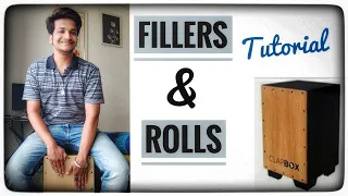 How To Play  ~  Filler's & Rolls  |•| Cajon Tutorial  |•| In Hindi  🥁  🎼