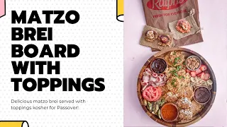 Make a Matzo Brei Board with Toppings for Passover!