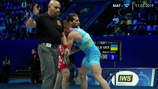 Final 3-5 GR 72 kg RUSLAN AHAMALYIEU (BLR) - MAKSYM YEVTUSHENKO (UKR)