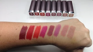 Maybelline Creamy Matte Lipstick "Swatches"