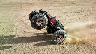 Big Power Brushless Traxxas Summit Running on 6s Lipos First Run RC Offroad Mayhem