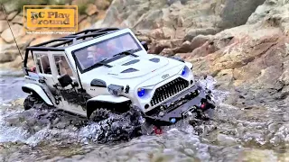 RC Car Xtra Speed XS01 Jeep Wrangler Rock Crawling ASMR