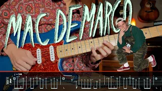 FREAKING OUT the NEIGHBORHOOD Guitar SOLO | Mac DeMarco | Guitar TAB Lesson