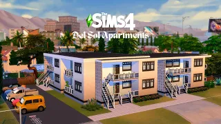 Del Sol Valley Apartment Rentals || NoCC Speedbuild || The Sims 4