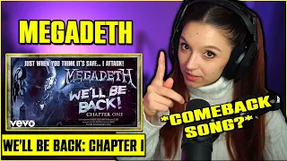 First Time Reaction to Megadeth - We’ll Be Back: Chapter I