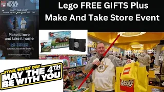 Lego Star Wars May 4th Store Visit - FREE Gifits Gwps and Make And Take Event with Bonus #legostore