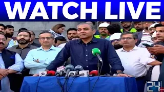 Caretaker CM Punjab Mohsin Naqvi press Conference | 24 News HD