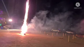 2022 Firework | New Year Celebration Icon tower karachi | Pakistan Happy New Year 2022 |😃😀