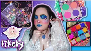 💜BLUE FAIRY 🧚ETHEREAL LOOK!💙Likely Makeup Ugly Palette + Fairy Blush 🧚