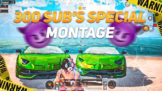 300 Sub's Special Montage ⚡ •BGMI MONTAGE•OnePlus,9R,9,8T,7T,,7,6T,8,N105G,N100,Nord,5T,NeverSettle