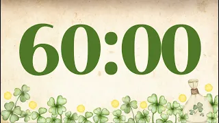 60 Minute Fun Saint Patrick’s Day Timer (Glockenspiel Tones at End)